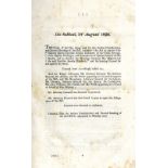 Lowest Point in the History of The British Monarchy, 1820 A printed volume with title on spine,