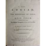 Mickle (Wm. Julius) The Lusiad; or The Discovery of India, An Epic Poem.