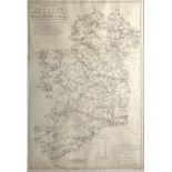 Post Office Communication with Ireland Map: House of Commons - A New Map of Ireland,