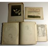 The Sketch Books of Renowned Irish Artist Duncan (Mary)Artist. Two sketch books, one approx.