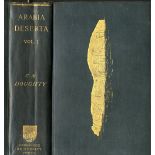 Doughty (Charles M.) Travels in Arabia Deserta, 2 vols. Cambridge 1888. First Edn., 2 hf.