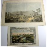 Engravings, Prints etc: A large portfolio of prints, including, Cary,