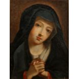 SC. SICILIANA DEL SECOLO XVIII  - La Madonna. Dipinto ad olio
