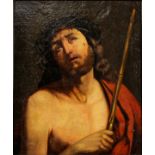 SC. BOLOGNESE DEL SECOLO XVIII  - Ecce Homo. Dipinto ad olio