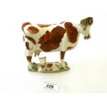 YORKSHIRE COW FIGURE APPROX H: 5" L: 6"