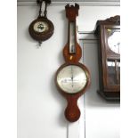 I. APRILE, SUDBURY INLAID BAROMETER APPROX 38" X 10"