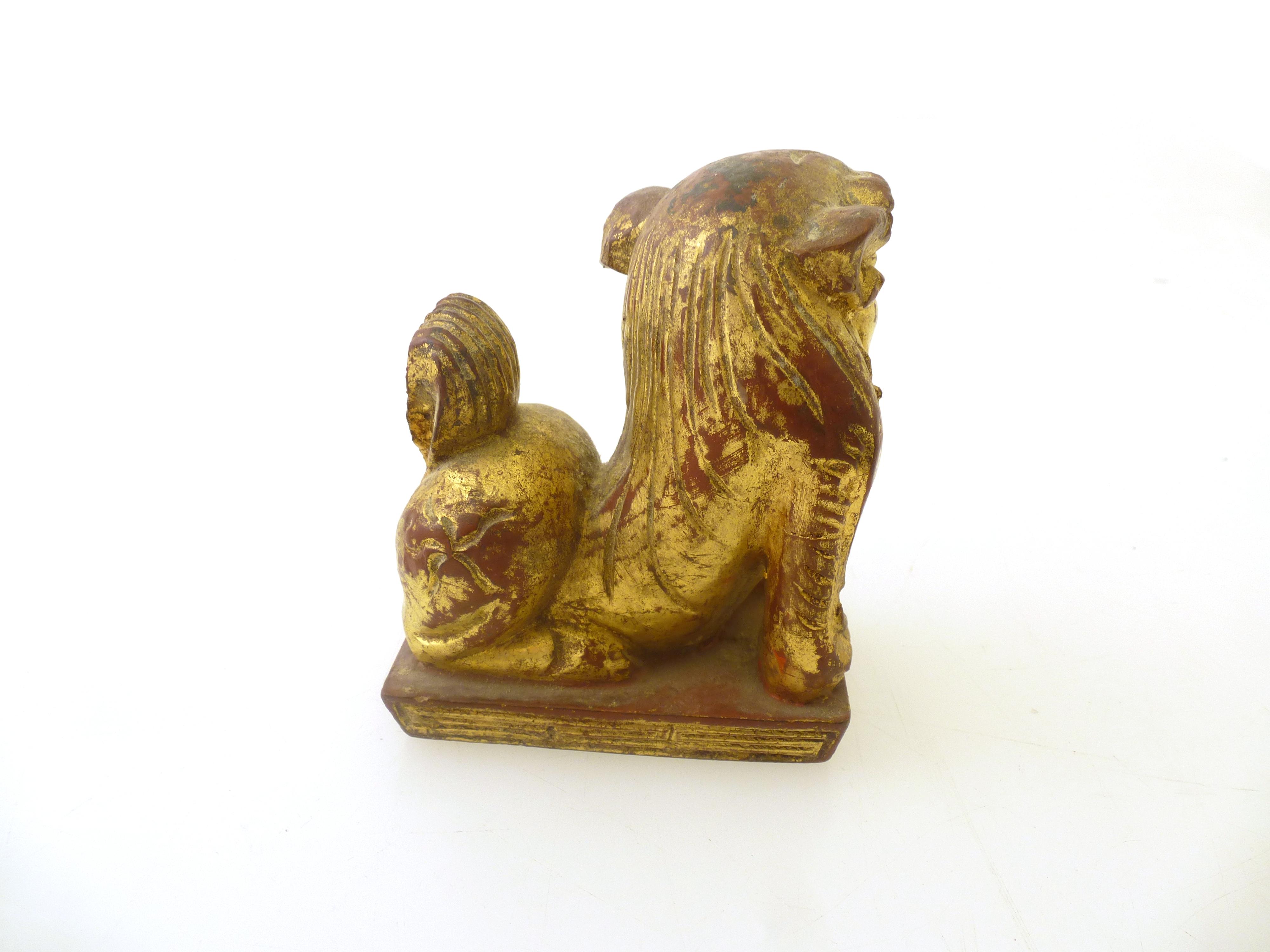 WOODEN FOO DOG APPROX 3" - Image 3 of 3