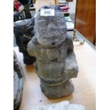 STONE SEMAR STATUE APPROX 14.5" X 6" X 6"