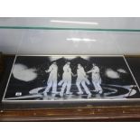 'THE BEATLES' MIRROR APPROX 18" X 36"