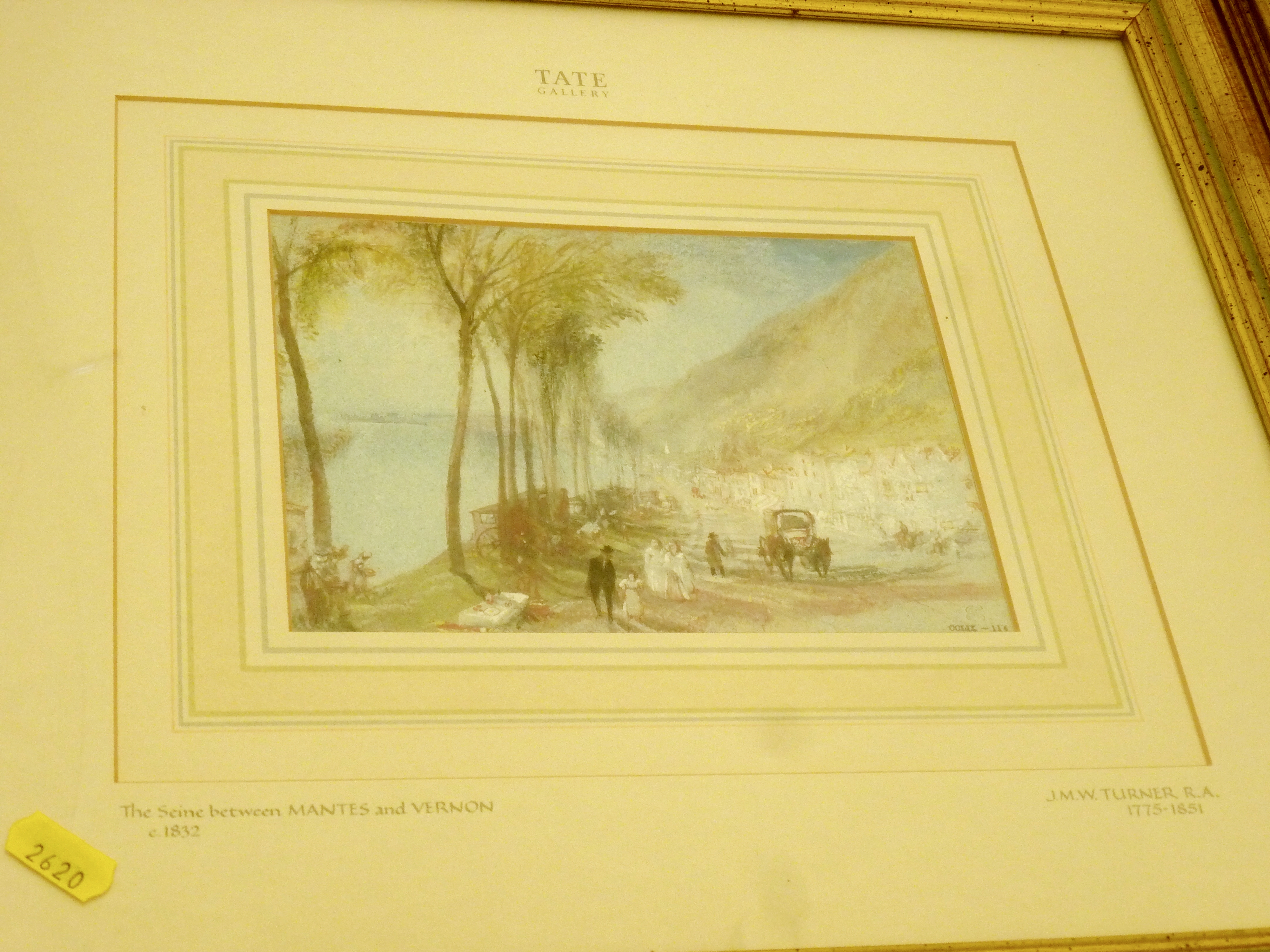 4 TATE GALLERY LIMITED EDITION J.M.W. TURNER 'WANDERINGS BY THE SEINE' PRINTS 908/5000 APPROX 5. - Image 4 of 9