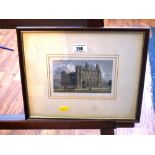 PRINT OF CHANTRY, ON THE BRIDGE AT WAKEFIELD BY J. ROGERS APPROX 3.5" X 6"
