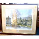 SIGNED LIMITED EDITION PRINT 'KELD' BY JOHN SIBSON 183/245 APPROX 12.75" X 16.75