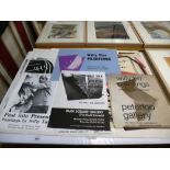 QUANTITY OF WILLY TIRR EXHIBITION POSTERS