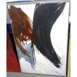 ABSTRACT PAINTING BY WILLY TIRR 90 CM X 60 CM