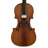 Early 20th century Bohemian violin, 14 1/4", 36.20cm