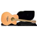 Ashbury Lindisfarne electro-acoustic octave mandola, hard case