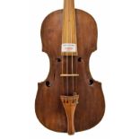 Interesting late 18th/early 19th century Hardanger style violin labelled Gaspard Duiffopruggard,