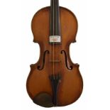 Italian violin labelled Andrea Antonio Vanucci, Roma, fecit 1931, the two piece back of faint