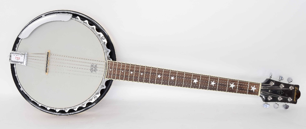 East Coast guitar banjo, with 11" skin and 26.5" scale