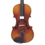 Good Dresden violin labelled Joseph Guarnerius..., 14 1/16", 35.70cm