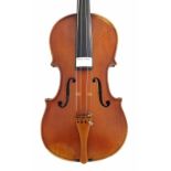 Contemporary violin labelled Panizzi Giovanni Battista..., 14 1/8", 35.90cm