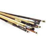 Small bundle of violoncello and viola bows