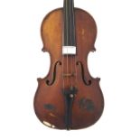 English violin circa 1900, 14 1/16", 35.70cm