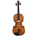 English violin by and labelled Henry Hales, Maker Devizes, 1948, 14 1/16", 35.70cm