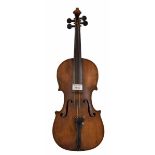 Early 20th century German Stradivari copy violin, 14 1/8", 35.90cm