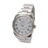 Rolex Oyster Perpetual Air-King stainless steel gentleman's bracelet watch, ref. 114234, serial