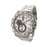 Tag Heuer Formula 1 Indy 500 chronograph stainless steel gentleman's bracelet watch, ref. CAH101B,