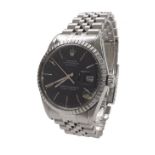 Rolex Oyster Perpetual Datejust stainless steel gentleman's bracelet watch, ref. 16030, serial no.