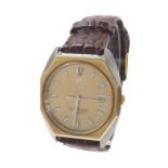 Omega Constellation Chronometer Quartz gold plated and stainless steel gentleman's wristwatch, circa