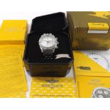 Breitling Chronomat Evolution automatic stainless steel gentleman's bracelet watch with diamond