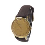 Omega Geneve gold plated and stainless steel gentleman's wristwatch, circa 1970, ref. 131.019SP,