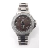 Tag Heuer Formula 1 Professional 200m stainless steel lady's bracelet watch, ref. WAC1217-0, no.