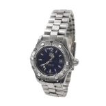 Tag Heuer 2000 Series Professional 200m stainless steel lady's bracelet watch, ref. WK1313-0, no.