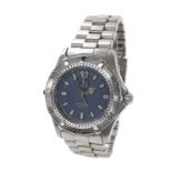 Tag Heuer 2000 Series Professional 200m stainless steel gentleman's bracelet watch, ref. WK1113, no.