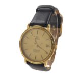 Omega Constellation Chronometer Quartz gold plated and stainless steel gentleman's wristwatch,