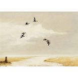 Noel Dudley (20th/21st century) - 'Widgeon at low water', signed and dated '71 (1971), also