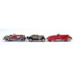 The Danbury Mint Collectors die-cast vehicles - including 1934 Packard V12 LeBaron Speedster, 1935