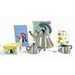 Michael Graves for Alessi - to include a stainless steel kettle, no. 9093 with bird-shaped