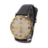 Omega Seamaster Cosmic automatic gold plated and stainless steel gentleman's wristwatch, silvered