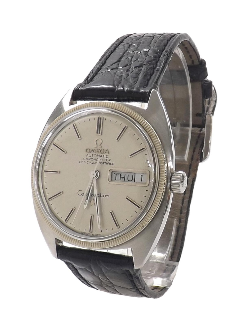 Omega Constellation Chronometer automatic stainless steel gentleman's wristwatch, ref. ST 168.029, - Image 2 of 5