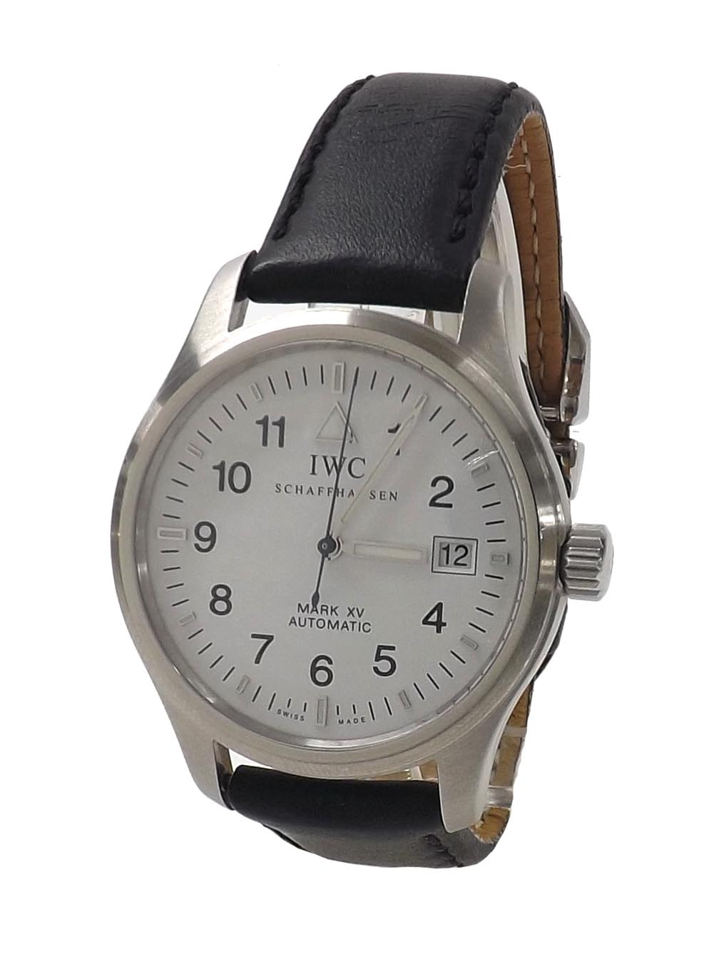 IWC Mark XV Pilot's automatic stainless steel gentleman's wristwatch, serial no. 2844xxx, white dial - Image 3 of 4