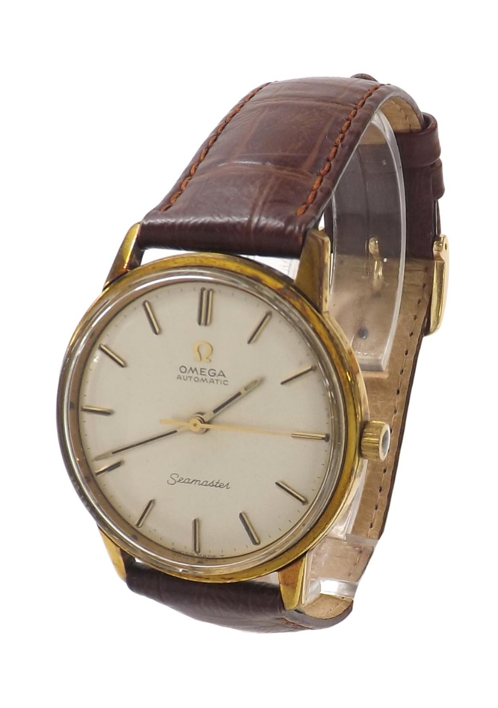 Omega Seamaster automatic gold plated and stainless steel gentleman's wristwatch, ref. 165.002,