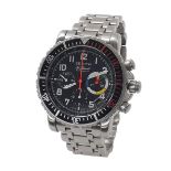 Zenith El Primero Rainbow Fly-Back chronograph automatic stainless steel gentleman's bracelet watch,