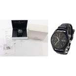 Rare IWC Fleigerchronograph ceramic automatic gentleman's wristwatch, ref. 3705, serial no. 2622xxx,
