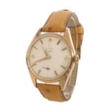 Rare Omega Ranchero 30mm pink gold plated and stainless steel gentleman's wristwatch, ref. 2990-1,