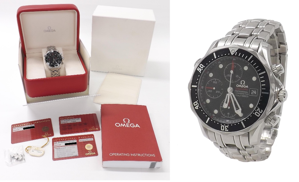 Omega Seamaster Professional Chronometer chronograph automatic stainless steel gentleman's